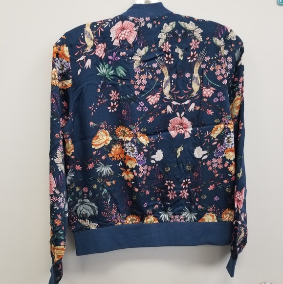 Indero floral bomber jacket nwot - Picture 2 of 3